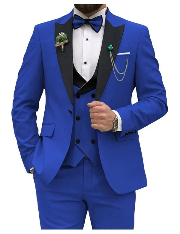 Slim fim-blue suit